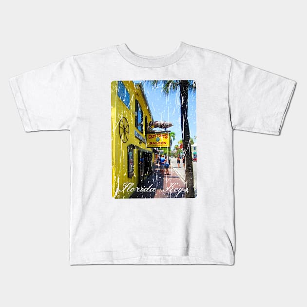 CAPTAIN TONY'S SALOON BAR FLORIDA KEYS Kids T-Shirt by Cult Classics